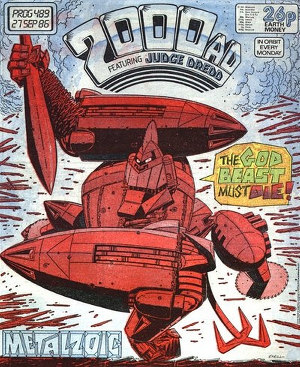 2000 AD #489 cover