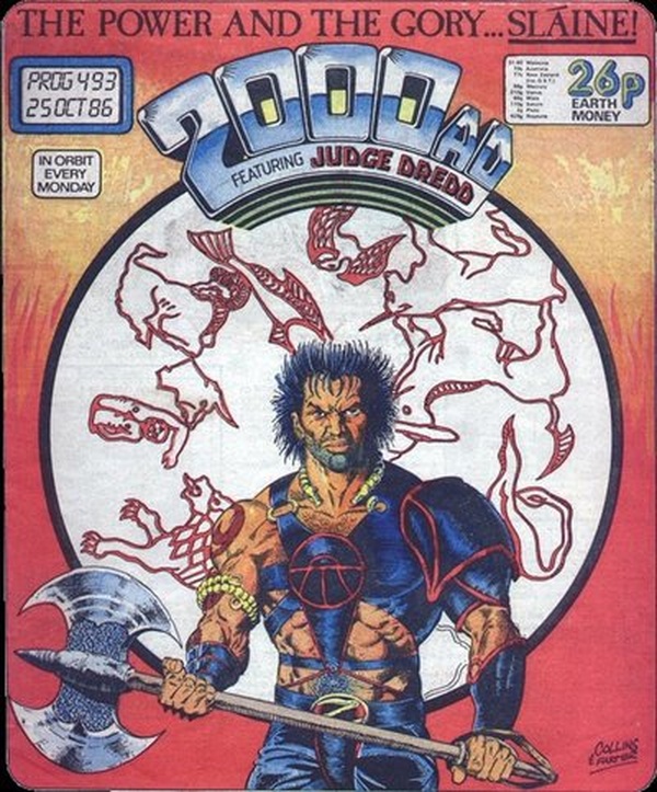 2000 AD #493 cover