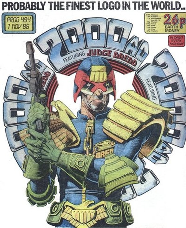 2000 AD #494 cover