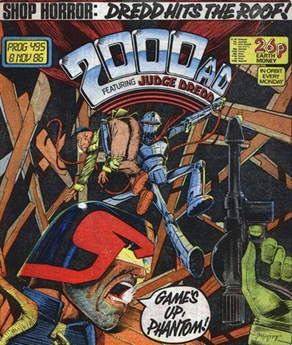 2000 AD #495 cover