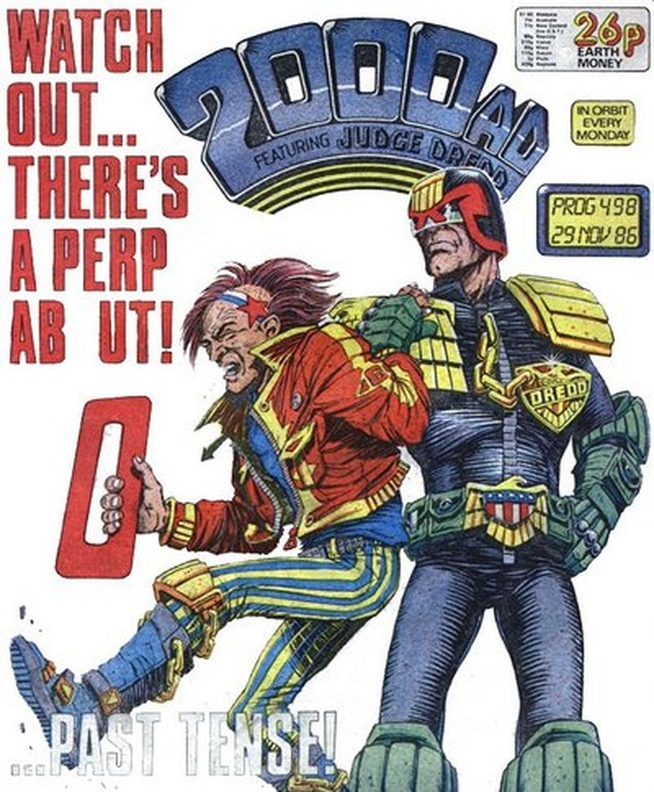 2000 AD #498 cover