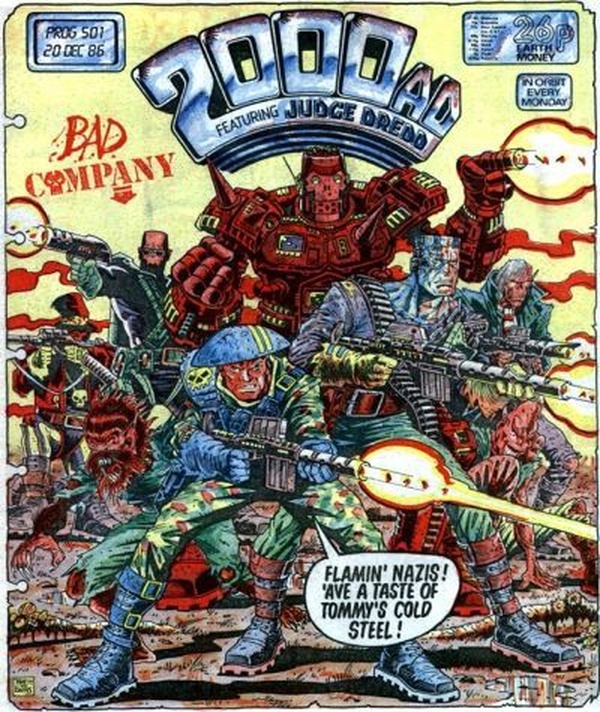 2000 AD #501 cover