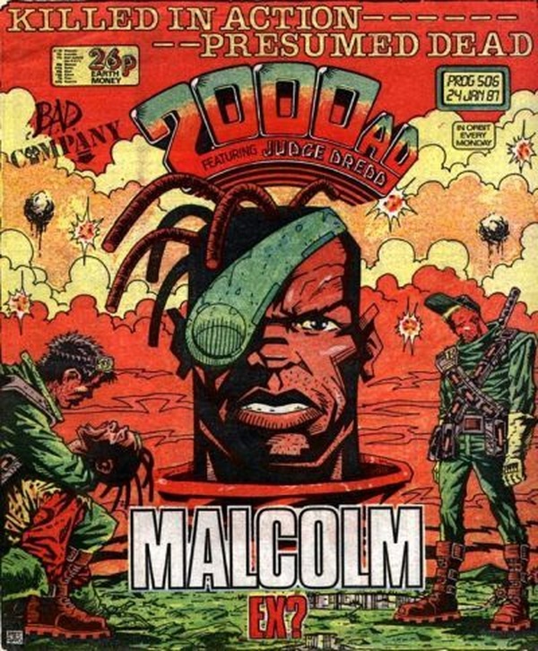 2000 AD #506 cover