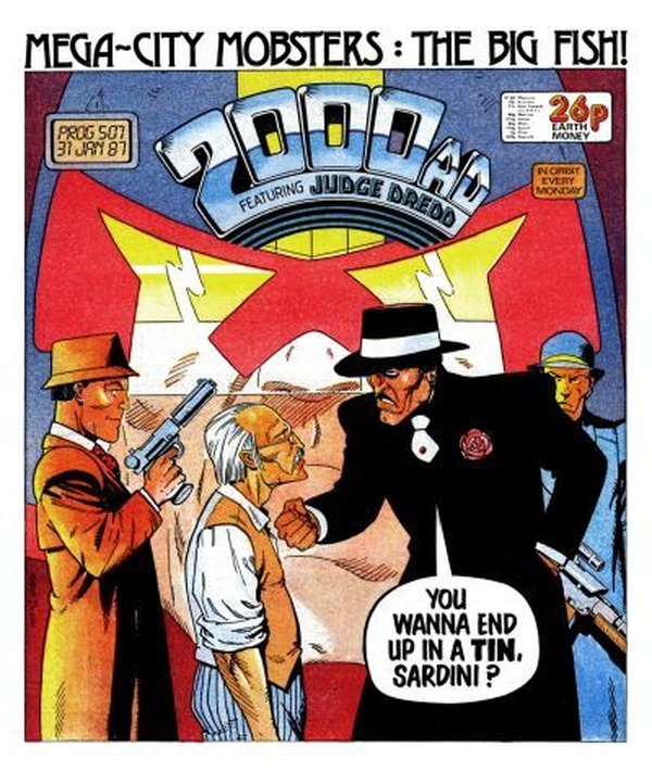 2000 AD #507 cover
