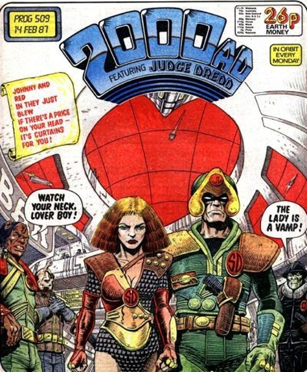 2000 AD #509 cover