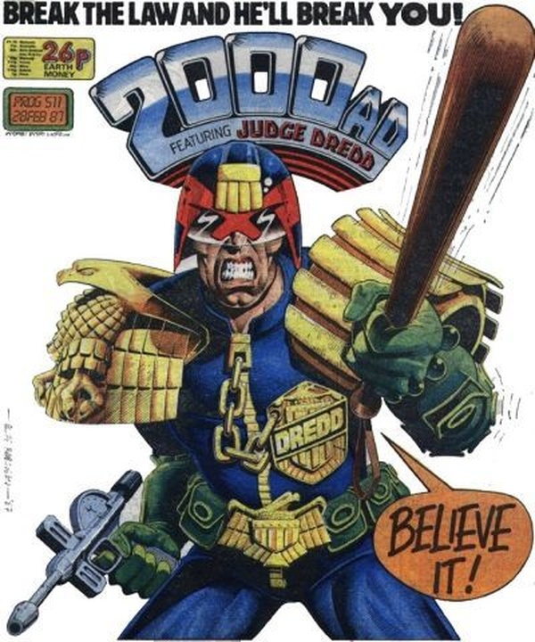 2000 AD #511 cover