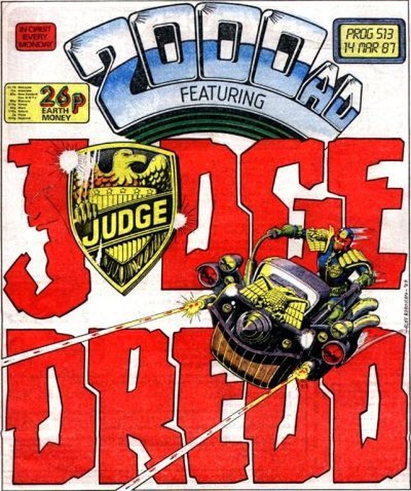 2000 AD #513 cover