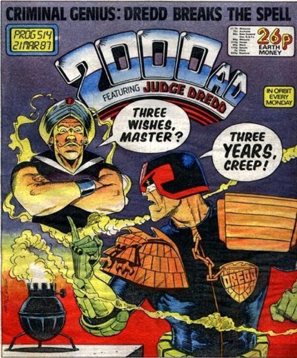 2000 AD #514 cover