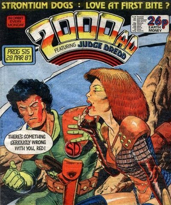 2000 AD #515 cover