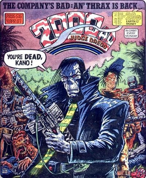 2000 AD #516 cover