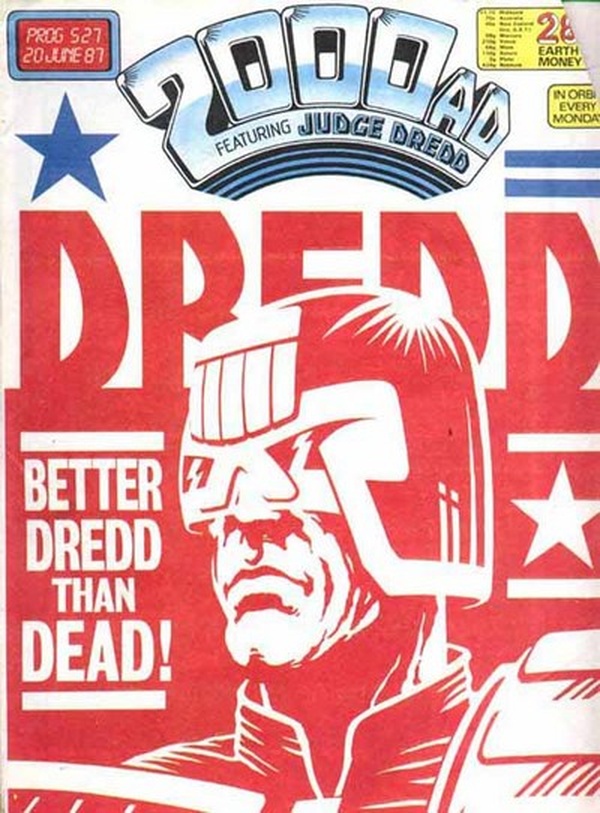 2000 AD #527 cover