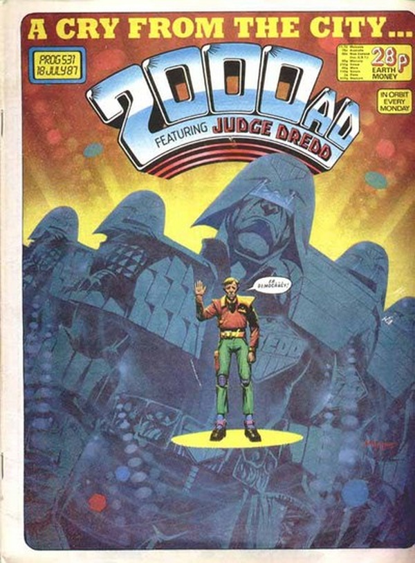 2000 AD #531 cover