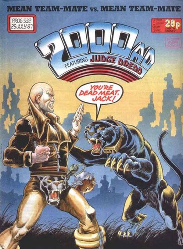 2000 AD #532 cover