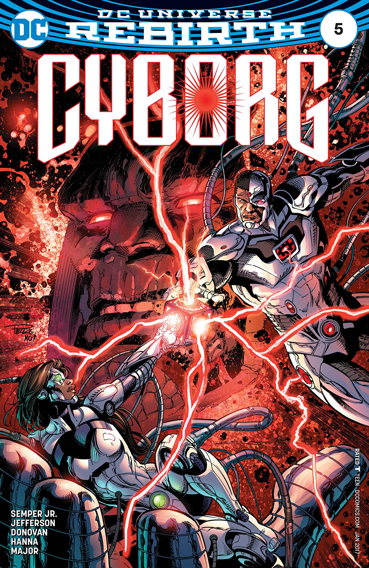 Cyborg #5 cover