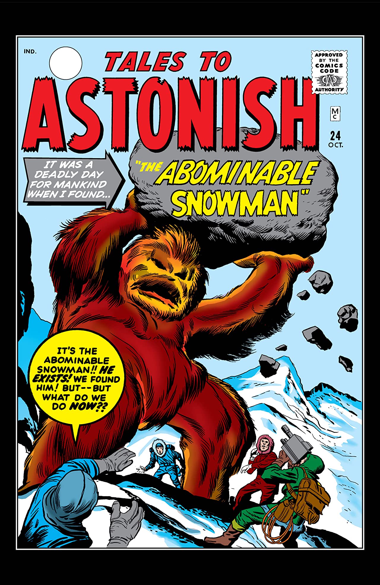 Tales to Astonish #24 cover