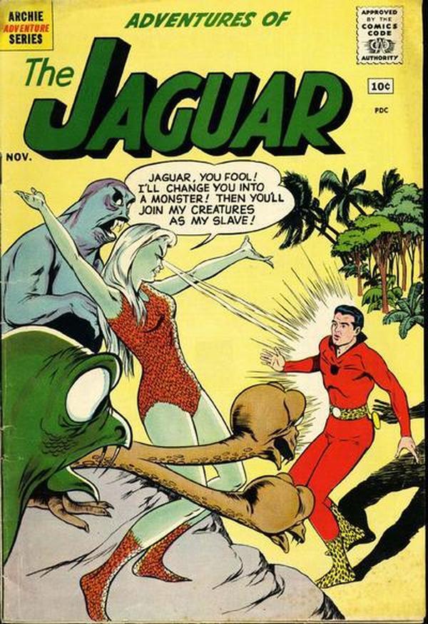 Adventures of the Jaguar #3 cover