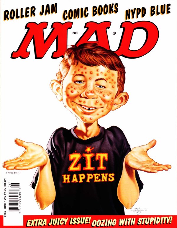 Mad #382 cover