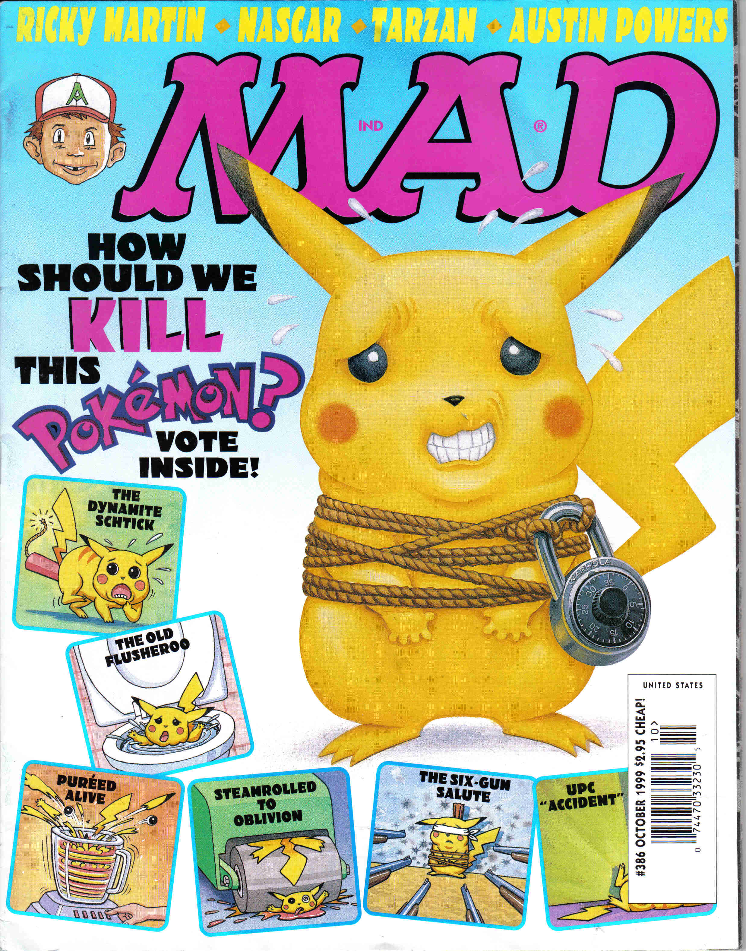 Mad #386 cover