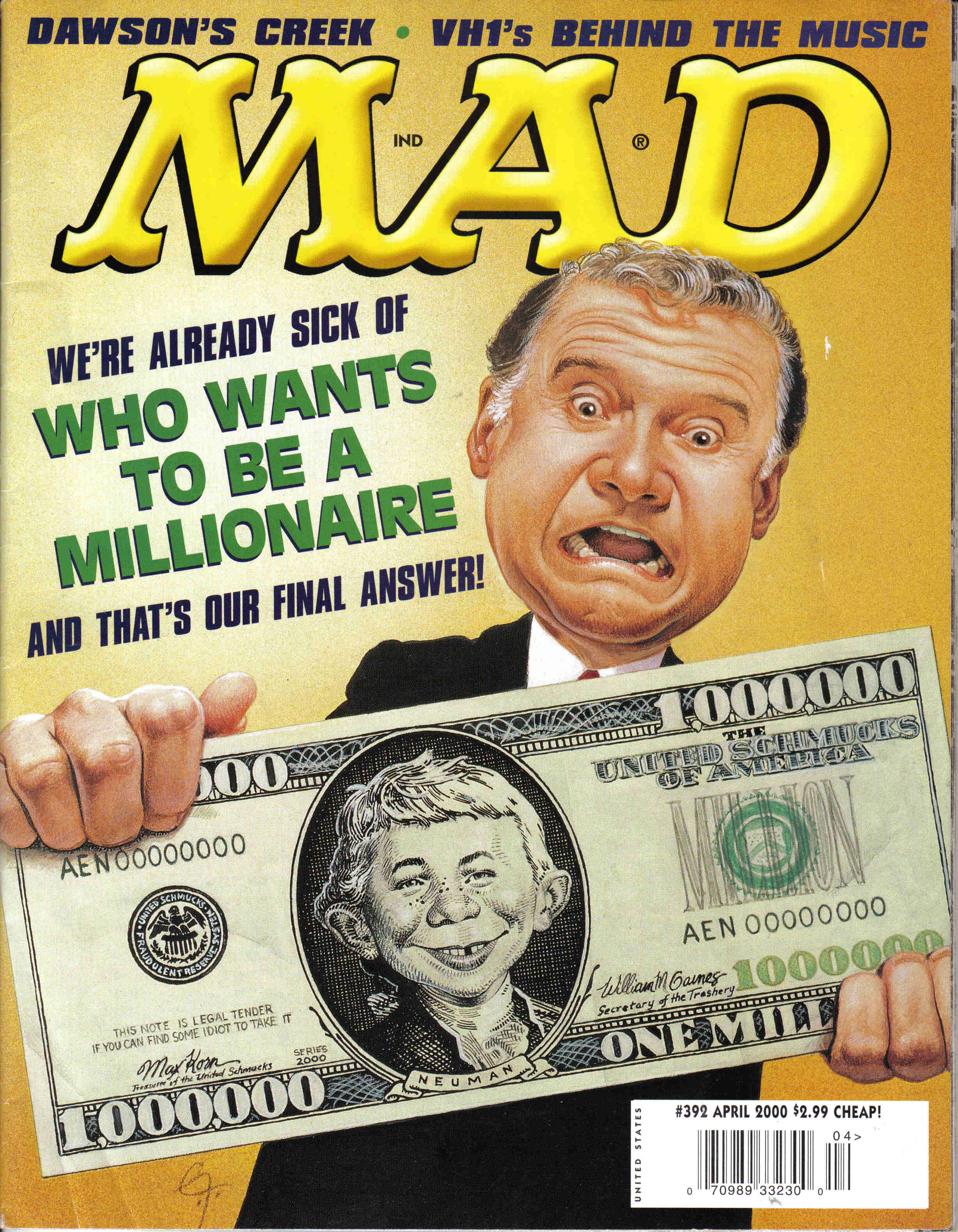 Mad #392 cover