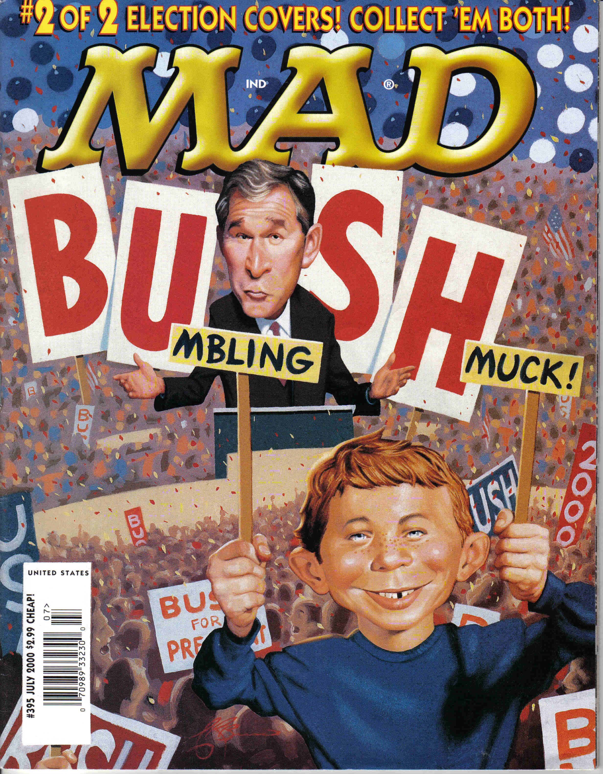 Mad #395 cover