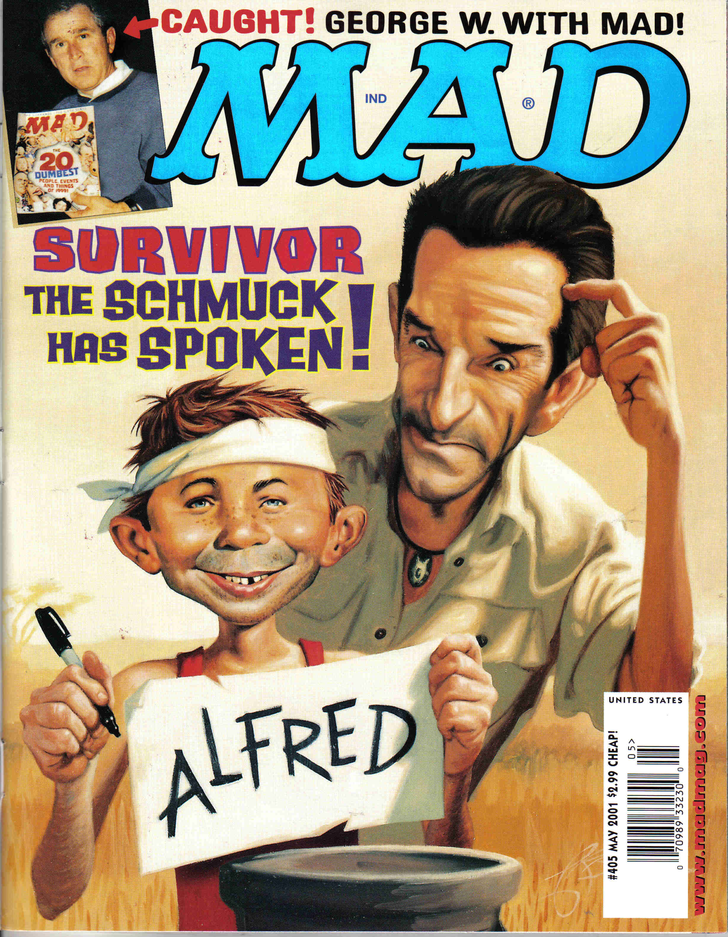 Mad #405 cover