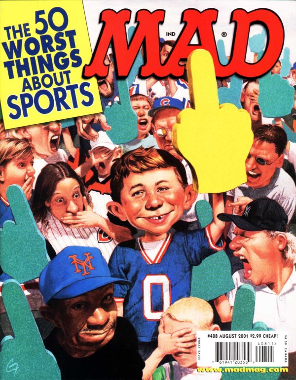 Mad #408 cover