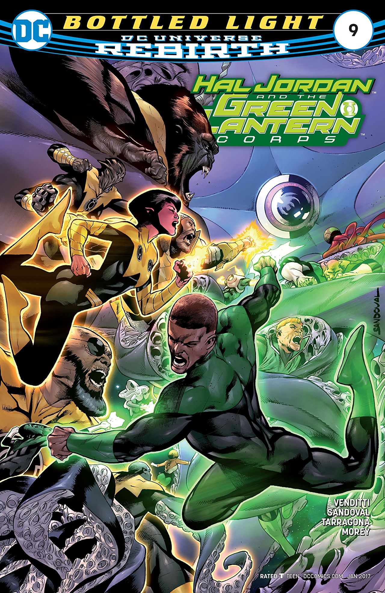 Hal Jordan and the Green Lantern Corps #9 cover