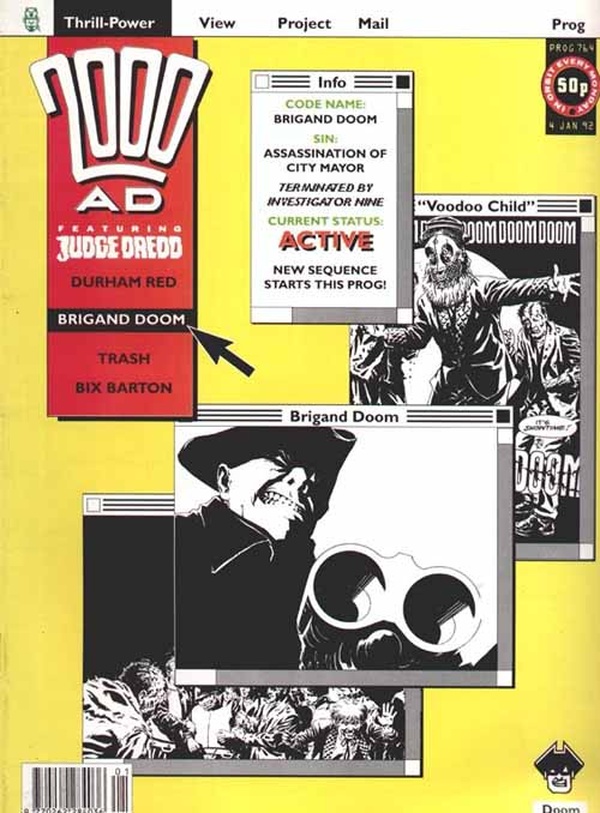 2000 AD #764 cover