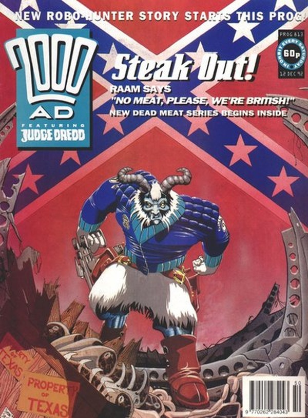 2000 AD #813 cover