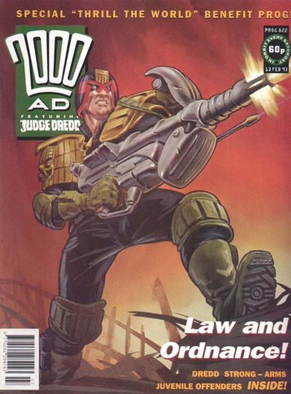 2000 AD #822 cover