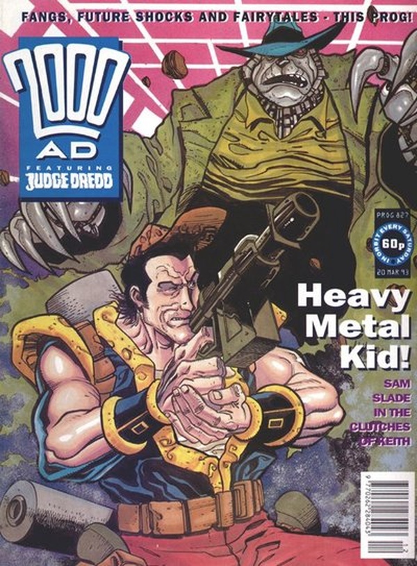 2000 AD #827 cover