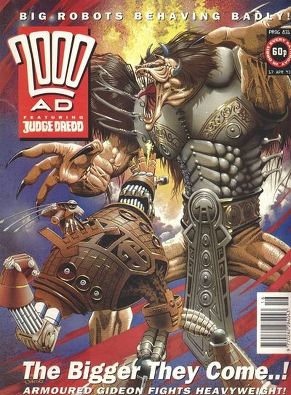 2000 AD #831 cover