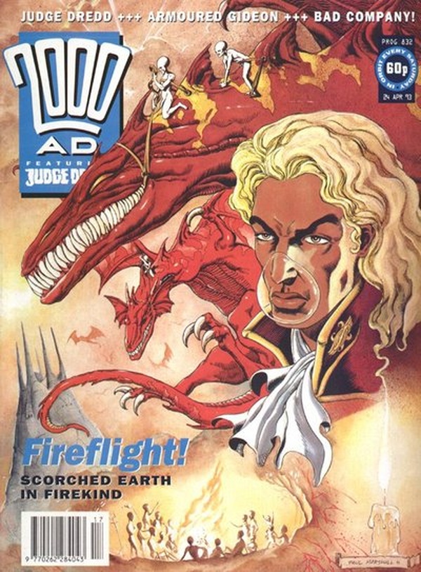 2000 AD #832 cover