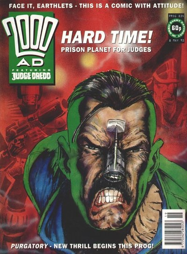 2000 AD #834 cover