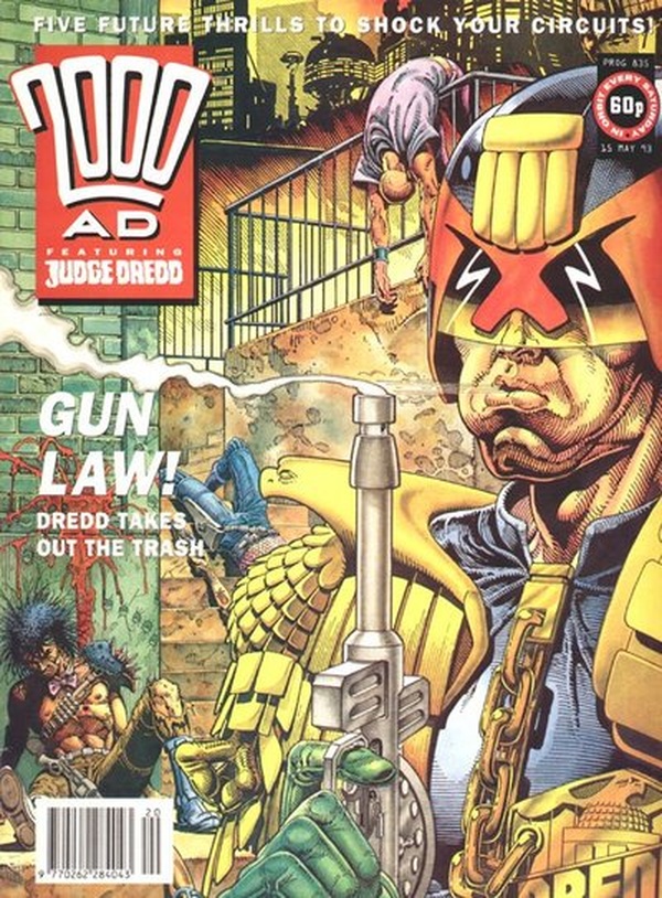 2000 AD #835 cover