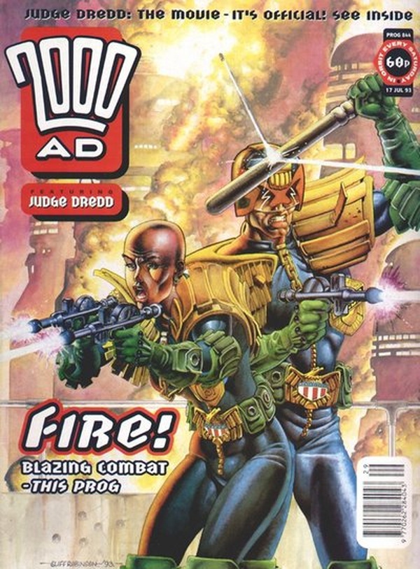 2000 AD #844 cover