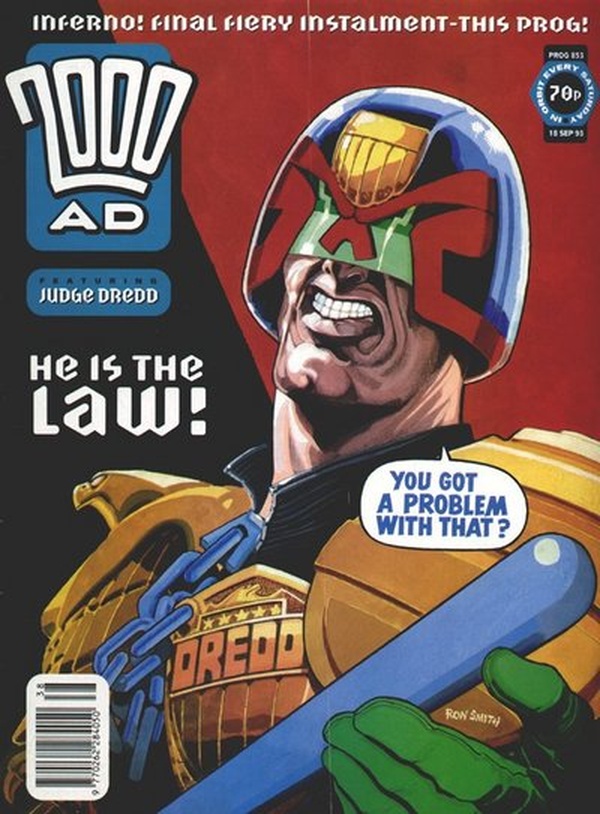 2000 AD #853 cover