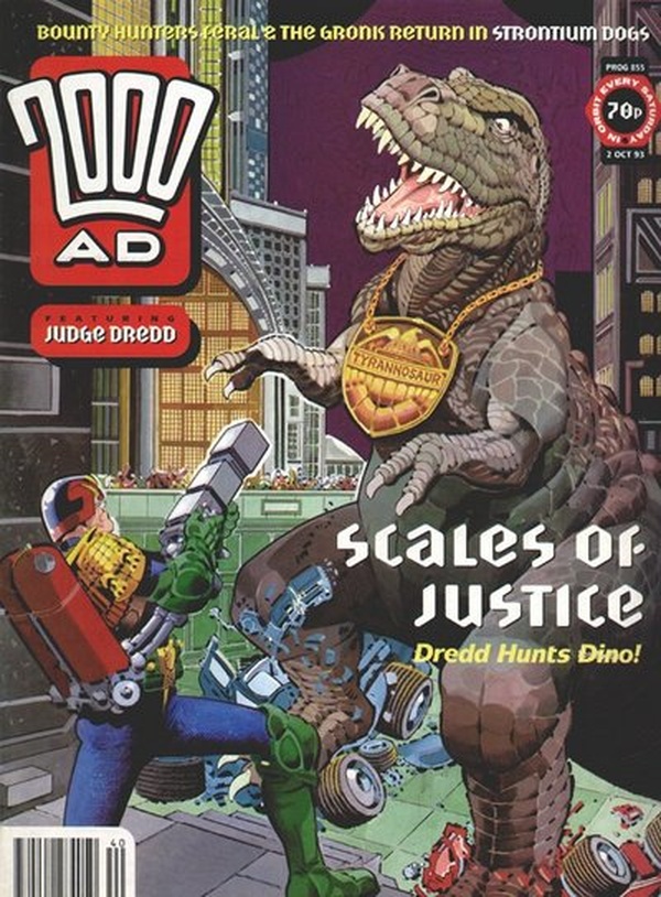 2000 AD #855 cover