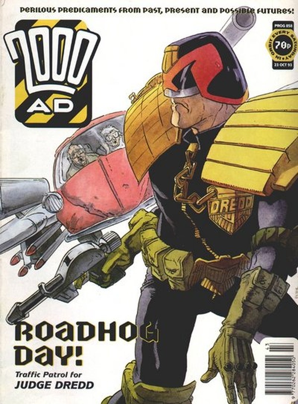 2000 AD #858 cover