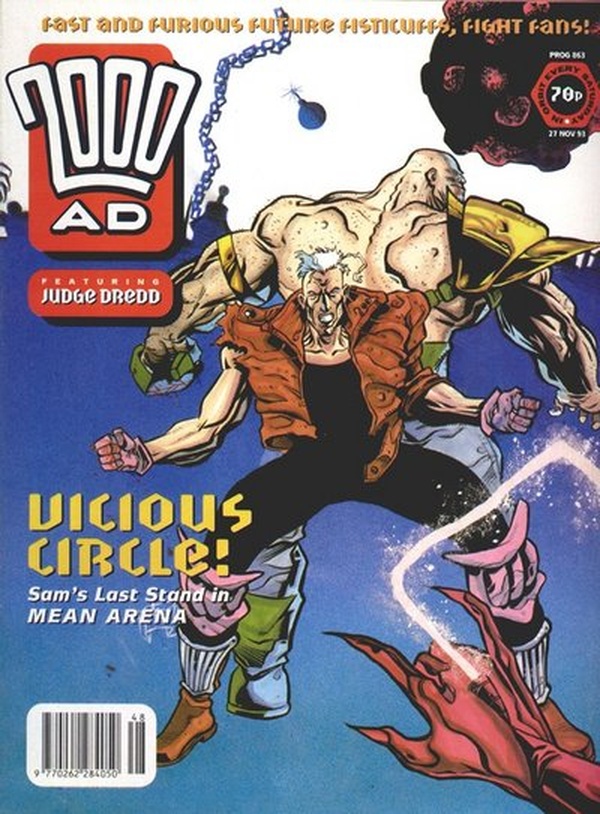 2000 AD #863 cover