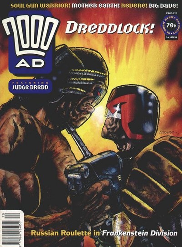 2000 AD #870 cover