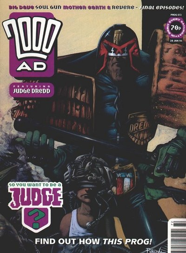 2000 AD #872 cover