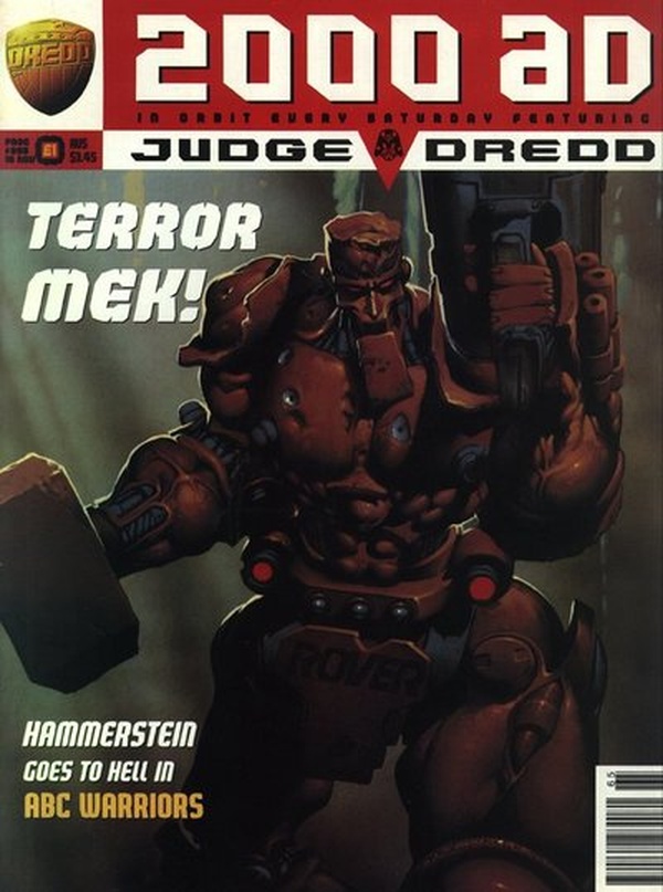 2000 AD #965 cover