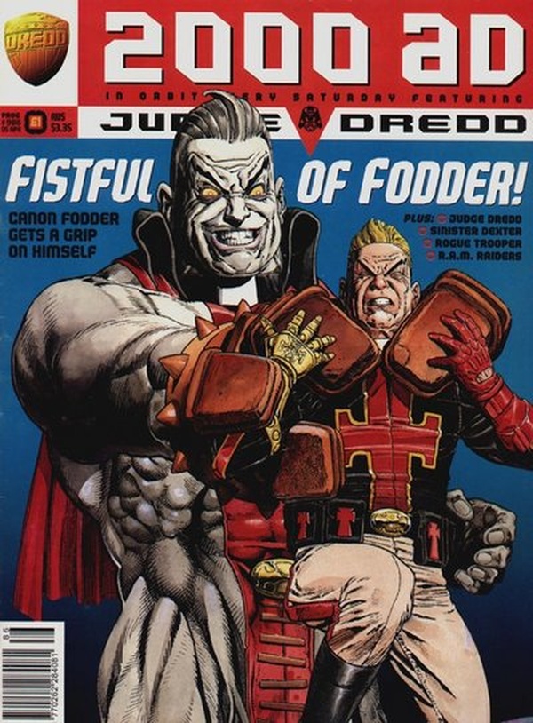 2000 AD #986 cover