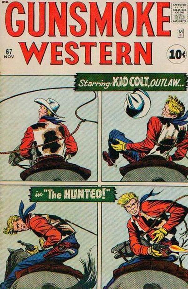 Gunsmoke Western #67 cover
