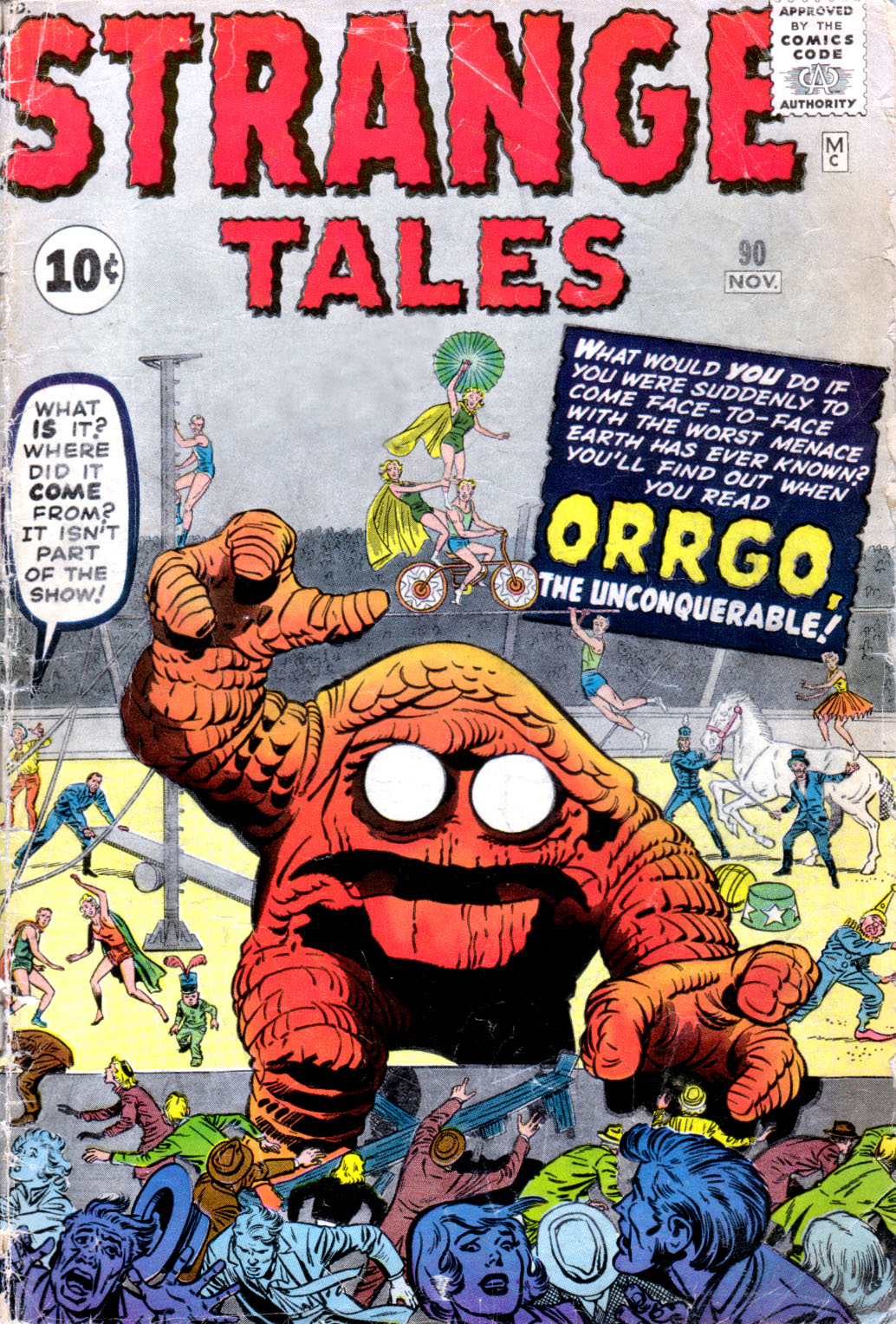 Strange Tales #90 cover