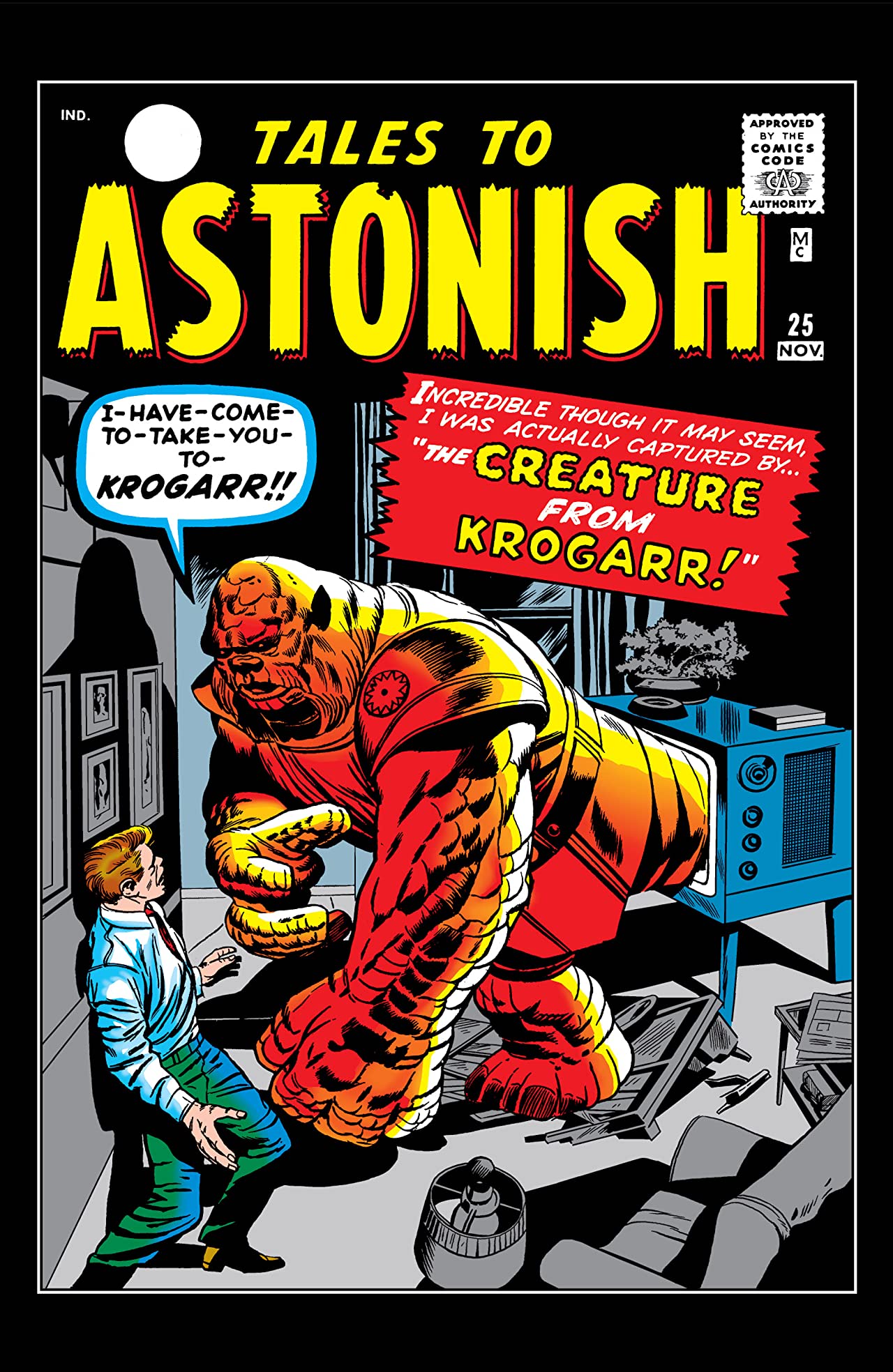 Tales to Astonish #25 cover