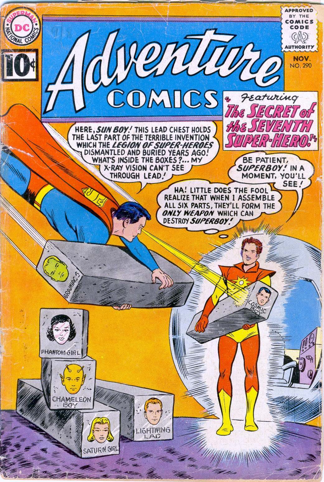 Adventure Comics #290 cover