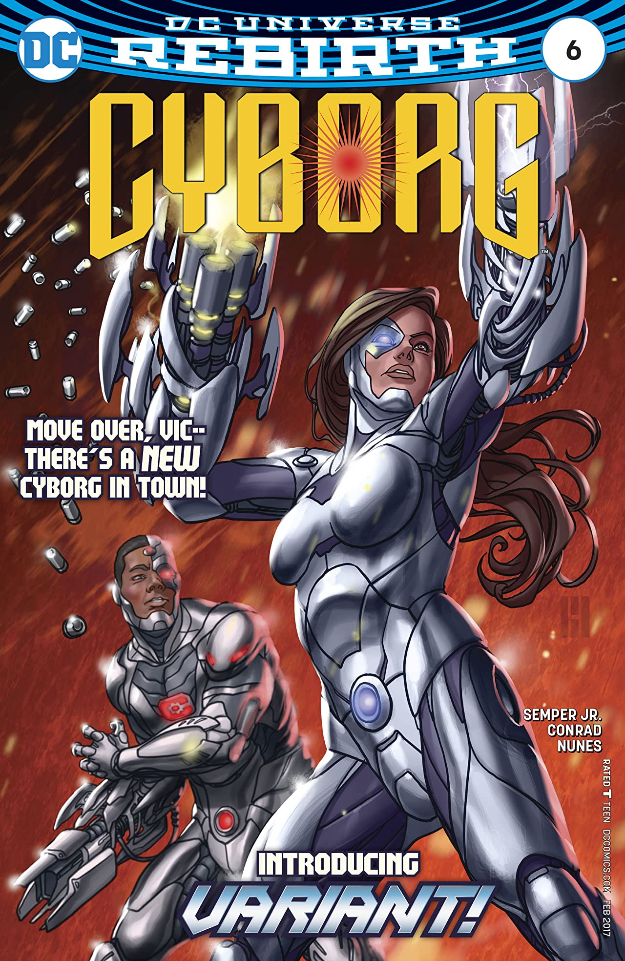 Cyborg #6 cover