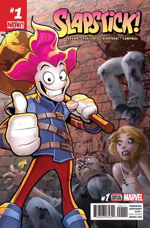 Slapstick #1 cover